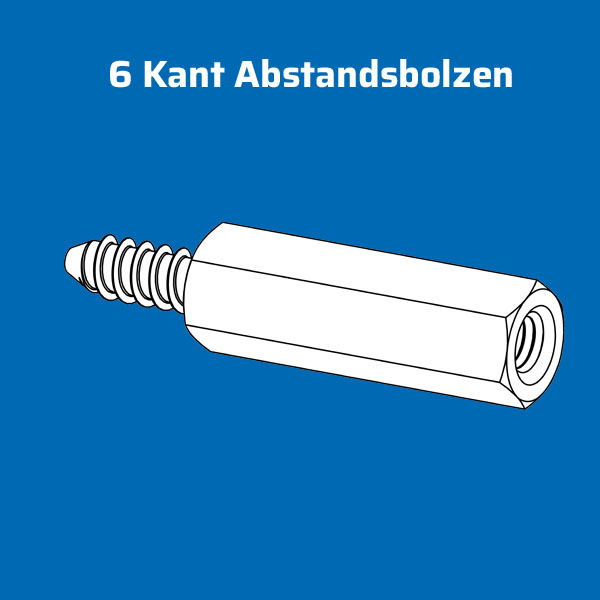 Abstandsbolzen, Gewindeblock, Distanzmuffe, Distanzhülse, Distanzbolzen, Distanzring, Distanzhalter, Distanzbuchse, Lötmutter, Lötbuchse, Abstandshalter, Abstandsbolzen, lötbar, Platinenhalter, Platinestapler